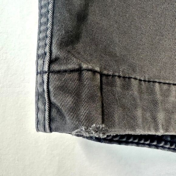 ABERCROMBIE & FITCH Gray Distressed Shorts Mens 30 2000s Y2K Skater Grunge - Picture 2 of 6